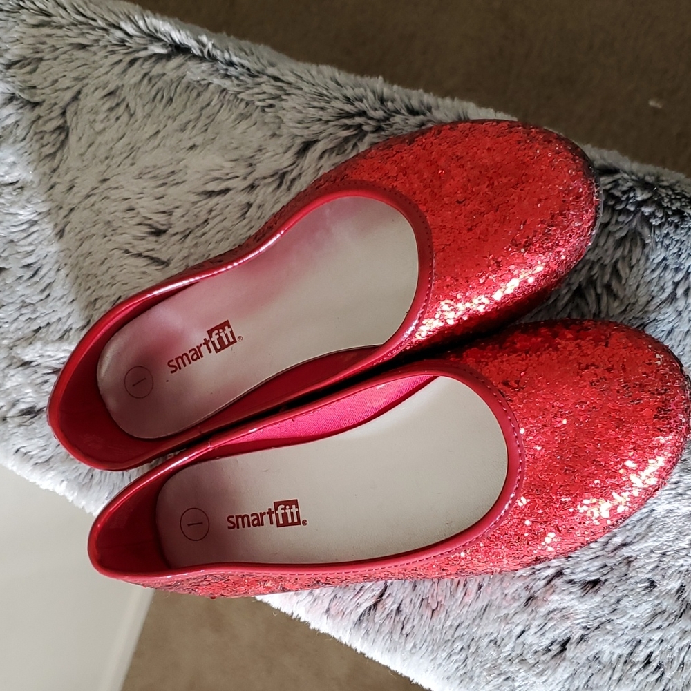 SmartFit Red Sparkly Size 1 shoes